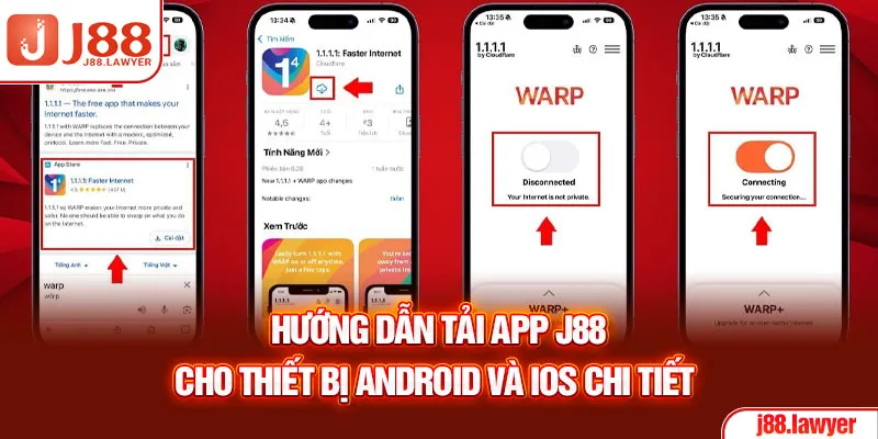 Hướng dẫn tải app J88 cho thiết bị Android và iOS chi tiết